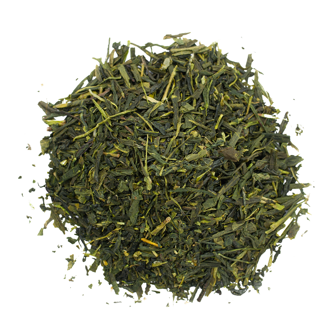Sencha tea, a type of high-quality green tea. Uji, Kyoto is famous for their tea cultivation.